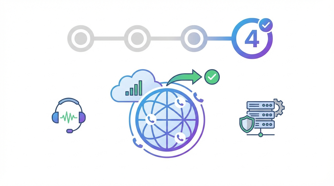 Step 4 — Set up global VOIP calling (deliverability basics) - startup voice automation