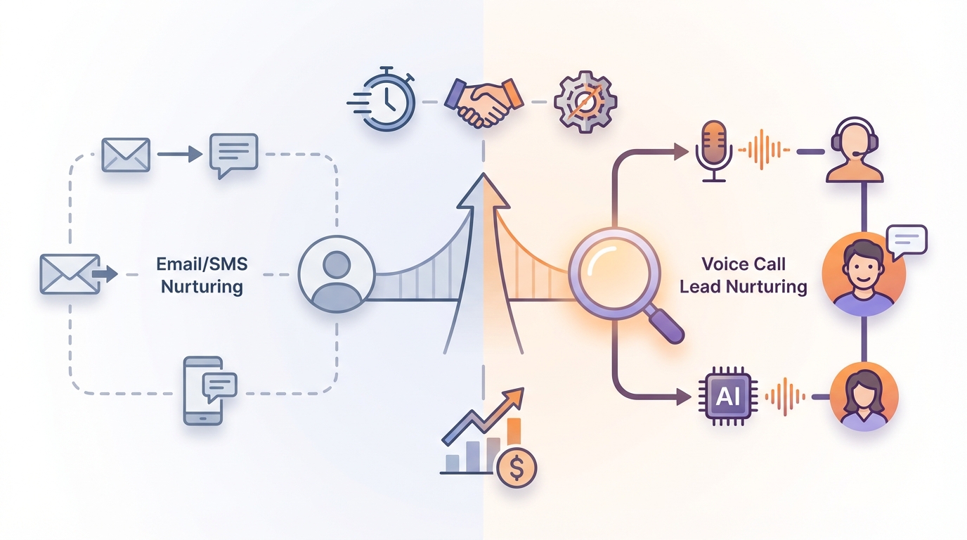 1. What “voice call lead nurturing” means (and when it beats email/SMS) - voice call lead nurturing