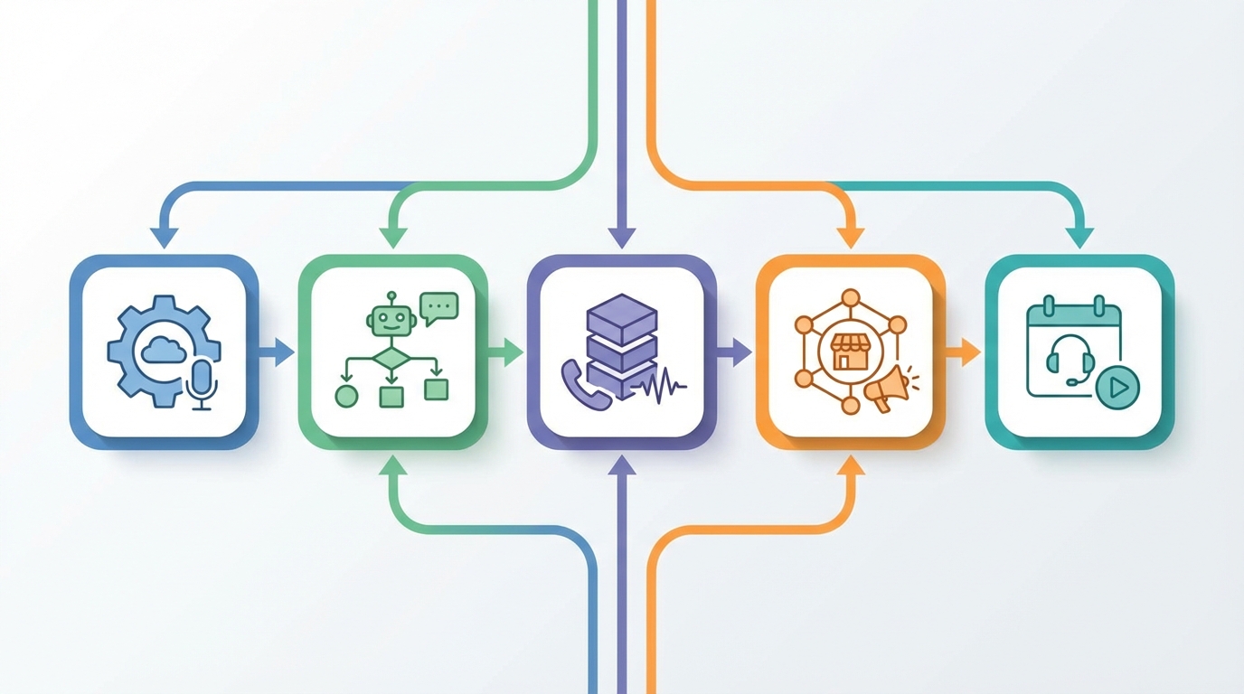 2. Comparison overview: 5 ways to build a sales voice workflow - voice call lead nurturing